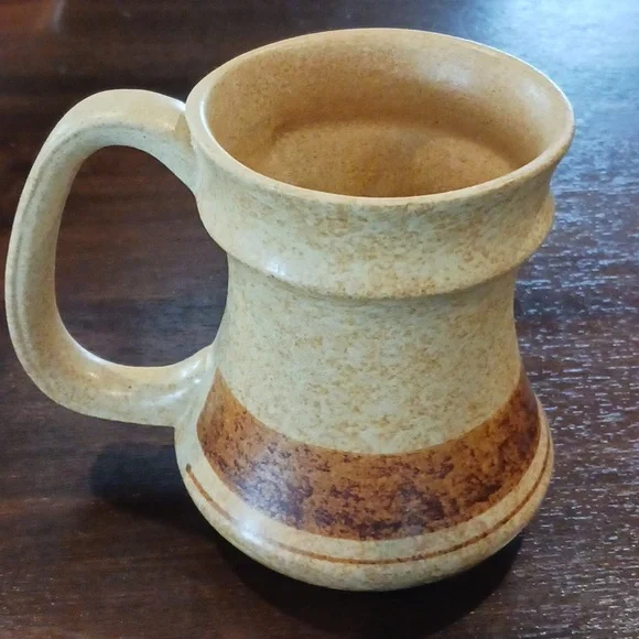 MUG/ COFFEE CUP Stoneware "Stud" Pottery Craft USA 16oz - Picture 2 of 5